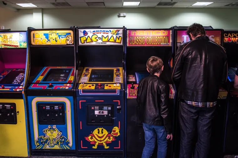 At the new Colonial Soldier Arcade in the Deptford Mall, games like Ms. Pac-Man, Tetris, Mortal Kombat 3, and Rampage fill the floor.