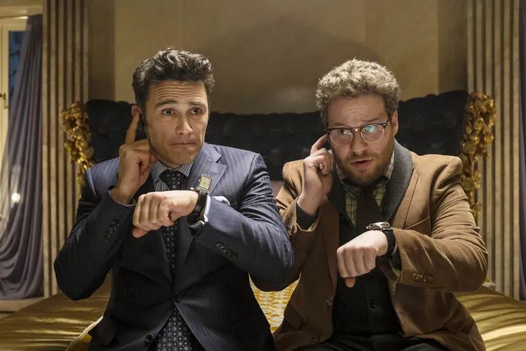 Dave (James Franco) and Aaron (Seth Rogen) in Columbia Pictures' THE INTERVIEW..