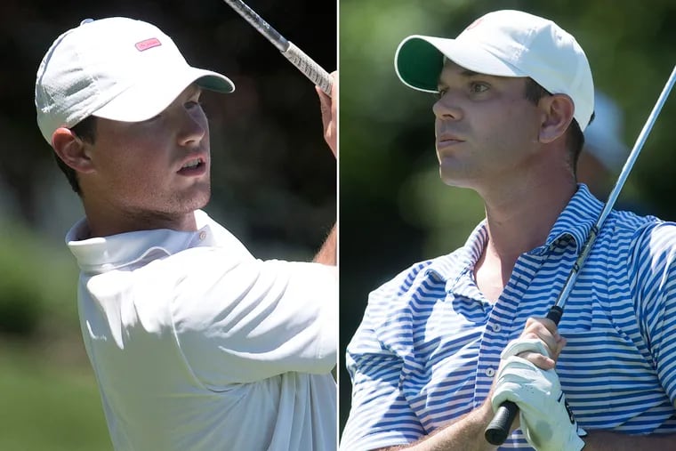 Saturday will be the first shot at Philadelphia Amateur title for Jeremy Wall (left) and Andrew Mason.