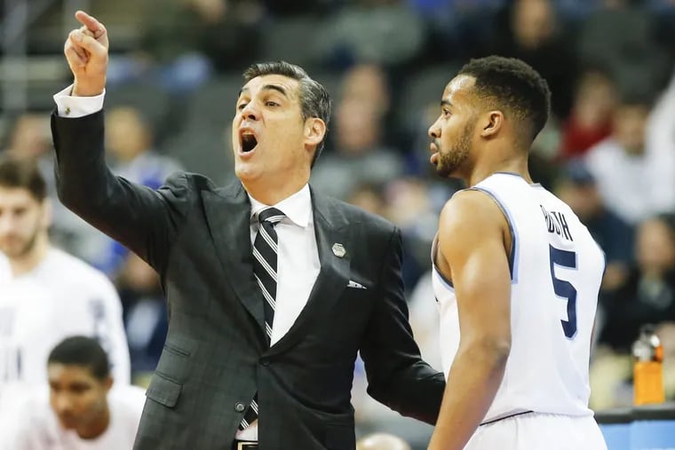 “We knew before the tournament started that anybody could be beaten, and we could be beaten, too,” says Jay Wright (left).