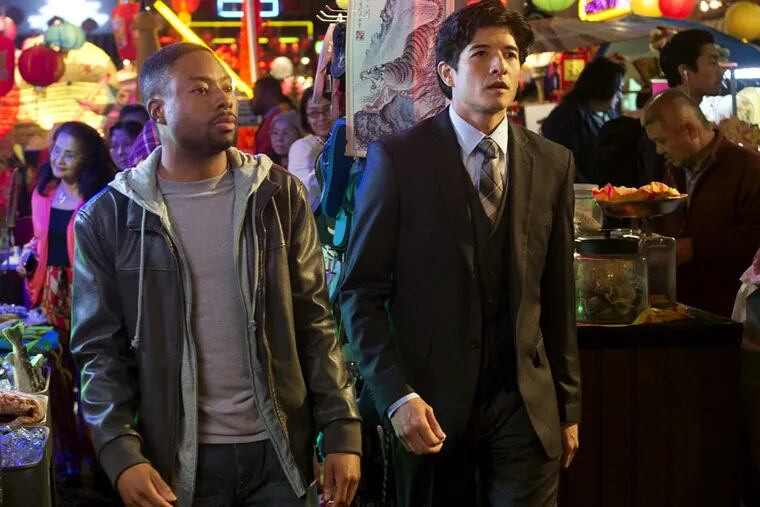 Back on the case: Justin Hires (left) and Jon Foo as reluctant police partners in “Rush Hour” on CBS. (Nei Jacobs/CBS)
