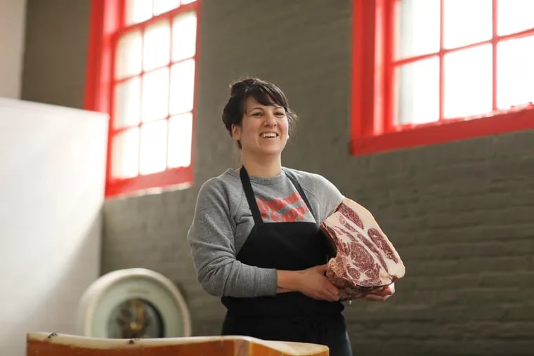 Heather Thomason, owner of Primal Supply Meats, at her new location in Brewerytown.