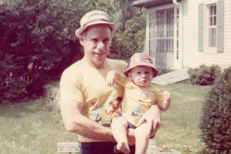 A family snapshot of William M. Greenhouse Jr. with his toddler son Jeffrey.
