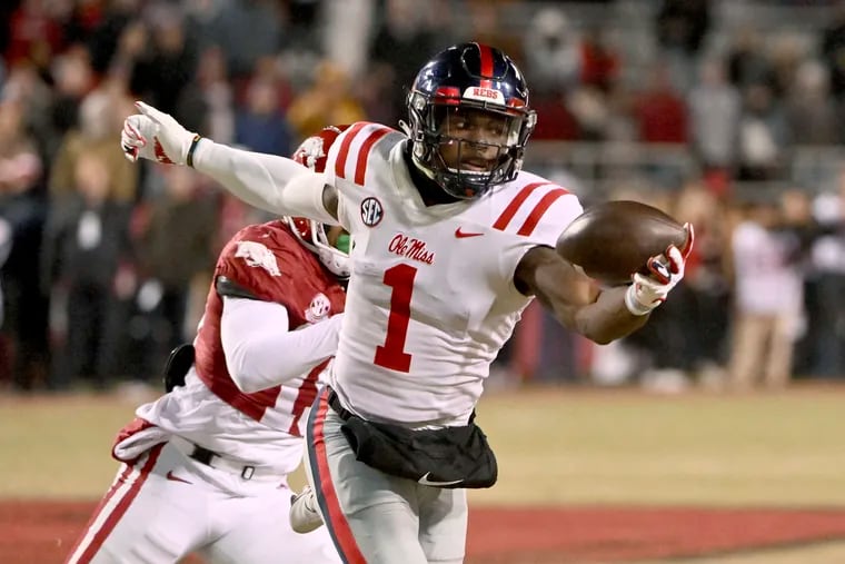 Eagles draft: Will the Birds upgrade their receiver room led by DeVonta  Smith and A.J. Brown?