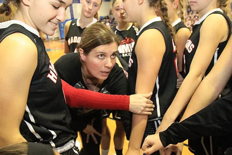 Haddonfield coach Jackie Donovan-Mulligan returns to Sterling where she was all-state player and led the Sterling team to a 1989 New Jersey State Title. (Charles Fox/Staff Photographer)
