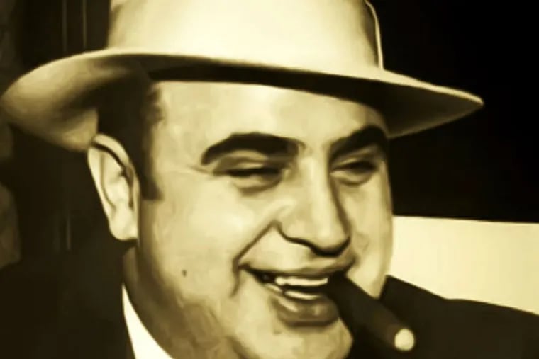 Al Capone: His passion for beer was a little on the extreme side.