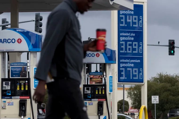 The average U.S. price of regular-grade gasoline has dropped 12 cents a gallon (3.8 liters) over the past three weeks to $2.31. The highest average price in the nation is $3.46 a gallon in the San Francisco Bay Area. The lowest average is $1.80 in Baton Rouge, La.