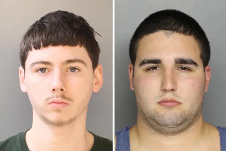 Sean Kratz (left) and Cosmo DiNardo (right) are charged in the Bucks County slayings.