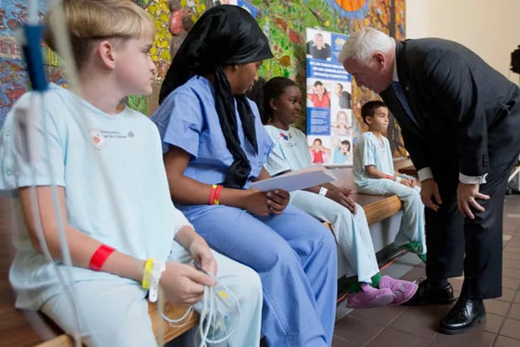 Former Gov. Tom Corbett (right) enacted the overly complicated Healthy Pennsylvania system that Gov. Wolf has dismantled in favor of traditional Medicaid expansion.