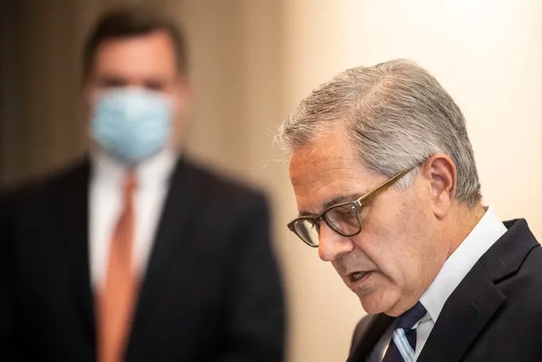 District Attorney Larry Krasner would be limited to serving two terms under a bill proposed by Republican State Rep. Martina White, a Republican who represents Northeast Philadelphia and has been a frequent Krasner critic.