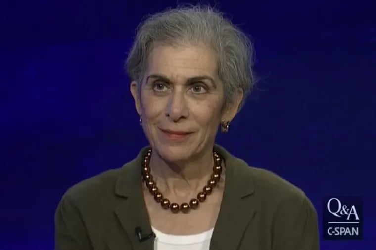 University of Pennsylvania law professor Amy Wax, seen here in 2018 during an appearance on C-SPAN.