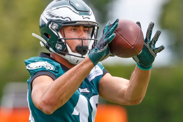 Eagles rookie wide receiver J.J. Arcega-Whiteside has shined in the red zone during OTAs.