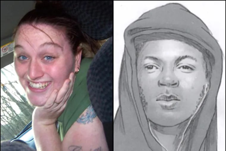 The death of Casey Mahoney (left) has been linked to two other deaths caused by the so-called Kensington strangler (right).