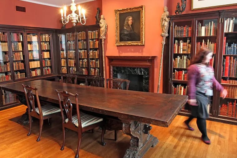 The Free Library of Philadelphia will take over the Rosenbach Museum and Library (pictured). ( MICHAEL BRYANT / Staff Photographer  )