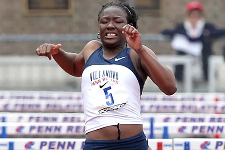 Villanova's Shericka Ward leads a host of local runners at the NCAA Track and Field Championships. (Charles Fox/Staff file photo)