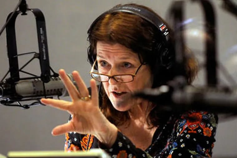 Marty Moss-Coane, host of "Radio Times" on WHYY since 1991, has announced she will scale back her on-air presence on the show, conducting interviews during only the first hour.
