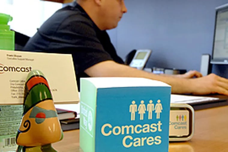 Frank Eliason's assignment is very specific: If someone has a Comcast problem and is talking about it online, he contacts that person and offers help. (Tom Gralish/Inquirer)