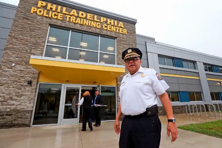 Former Police Commissioner Charles H. Ramsey at the Philadelphia Police Training Center in 2015. Ramsey, who also led Washington's police department, says that proposals to disband police agencies are "not a viable option."