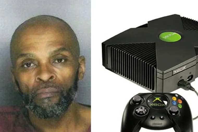 Wheelchair-bound Andrew Hinson (was arrested by Upper Darby police for allegedly stabbed an acquaintance five times in the leg when the man refused to buy his Xbox early Sunday morning.