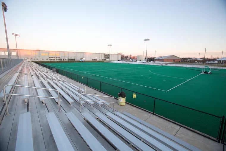 The U.S. field hockey field in Manheim, Pa. Critics have called the field unusable and unsuitable for the program.