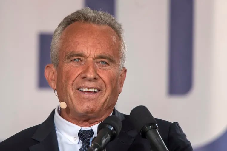 Robert F. Kennedy Jr. announced his independent run for president last year in Philadelphia, speaking in front of the National Constitution Center on Independence Mall.