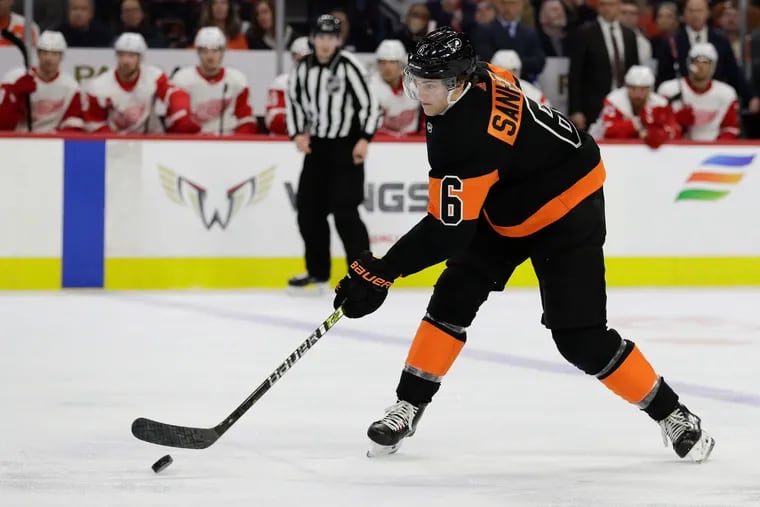 Travis Sanheim is the type of player the Flyers expect to keep blossoming.