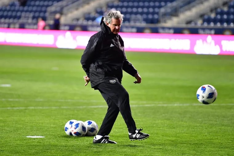 Philadelphia Union goalkeeper coach Tim Hanley is in his first season with the team.