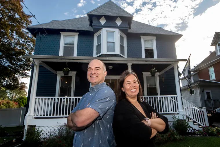 Travis and Danielle Meyer were determined to get this house, which they bought in 2018. They renovated with help from Travis' brother.