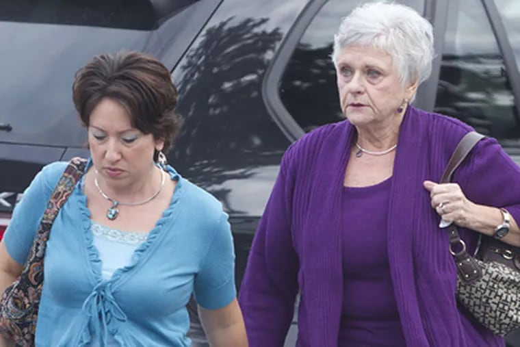 Dorothy &quot;Dottie&quot; Sandusky (right) has not spoken with her youngest son since he said he, too, was abused. ED HILLE / Staff Photographer