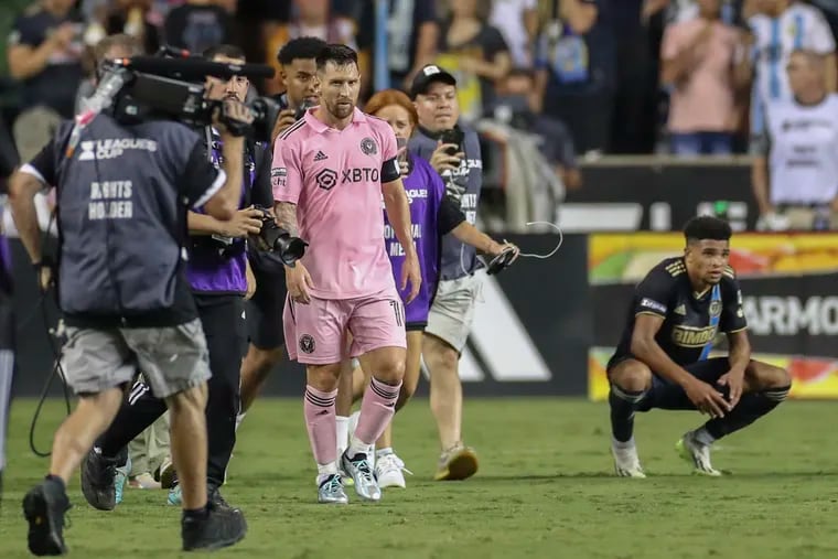 Inter Miami's Lionel Messi was again the main attraction, scoring a goal and drawing massive attention from the Union defense.