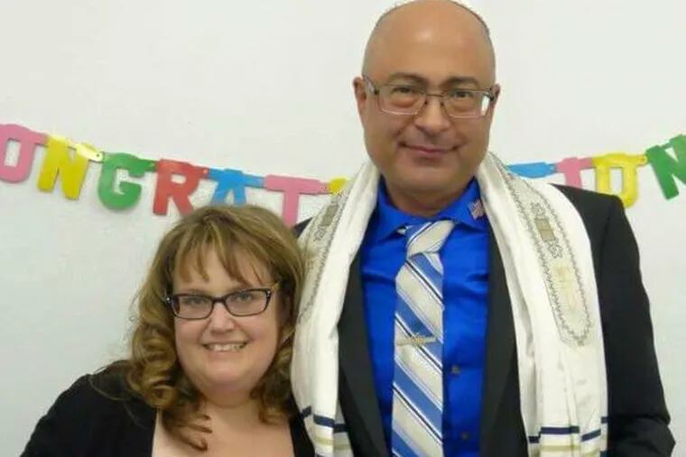 Nicholas Thalasinos, with his wife, Jennifer, was among 14 people shot dead this week in San Bernardino. He left his job at the Shore in 2002.