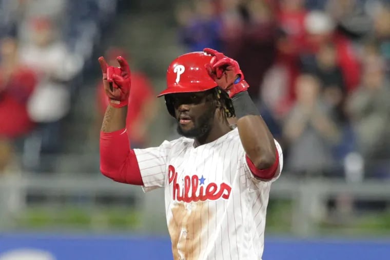 Odubel Herrera is on administrative leave while Major League Baseball investigates his domestic violence charge. He also has a court hearing in Atlantic City on June 17.