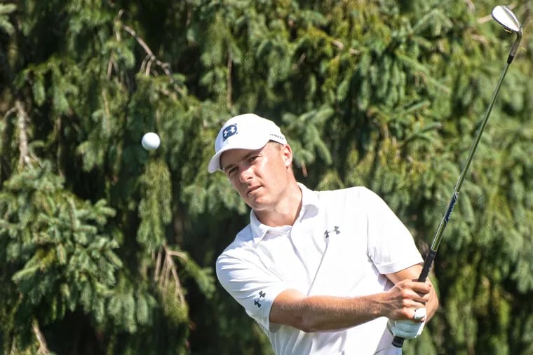 Jordan Spieth shot 73 in the final round of the BMW Championship at Aronimink Monday.