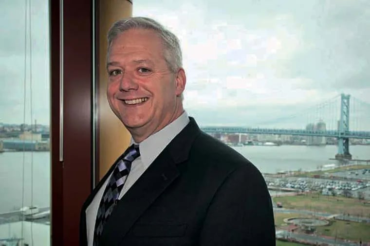 John Hanson, the new CEO of the DelawareRiver Port Athority. ( RON TARVER / Staff Photographer ) April 4 2014