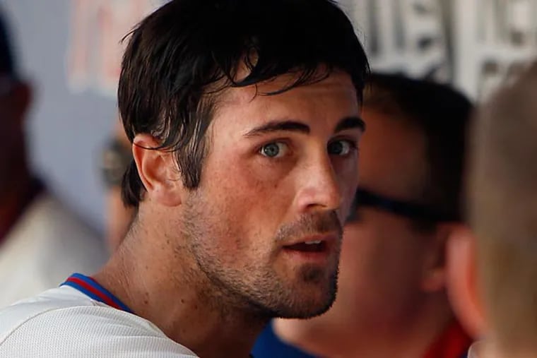 Cole Hamels in the dugout during a game on June 5. (David Maialetti/Staff Photographer)