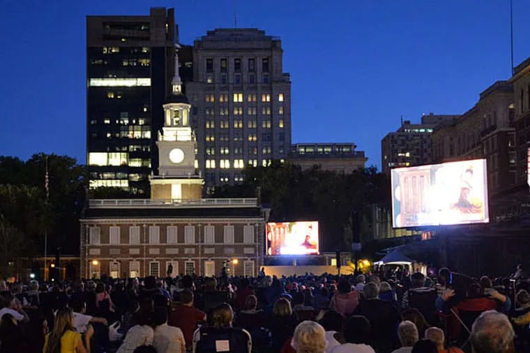Free tickets become available tomorrow (Wednesday) for October 3's Opera on the Mall: La Traviata.