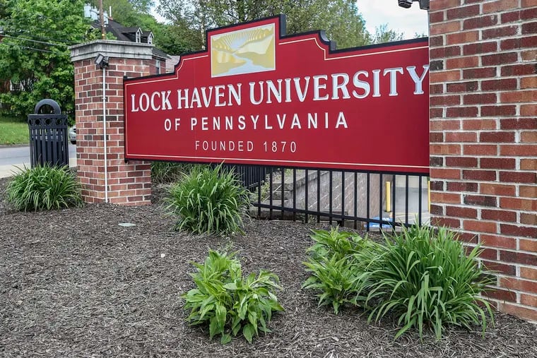 Lock Haven University is one of the six universities to be merged this summer. All will be able to keep their own sports teams under a decision by the NCAA. (Steven M. Falk/The Philadelphia Inquirer/TNS)