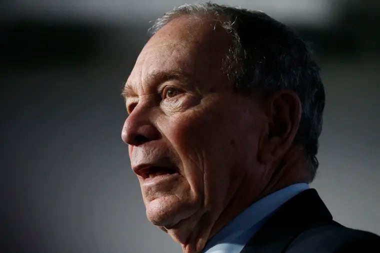 Democratic presidential candidate and former New York Mayor Mike Bloomberg during a campaign event in Salt Lake City last week.