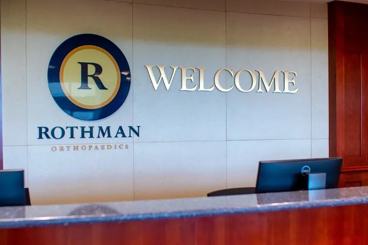 Rothman Orthopaedic Institute has hired a new chief executive.