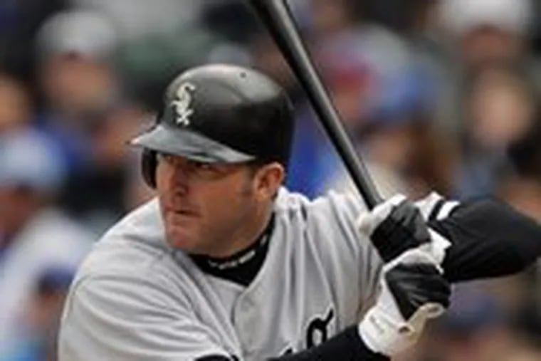 &quot;You hear Philadelphia is a tough place to play,&quot; says White Sox DH Jim Thome. &quot;But from day one, those people took me in, and I&#0039;m grateful.&quot;