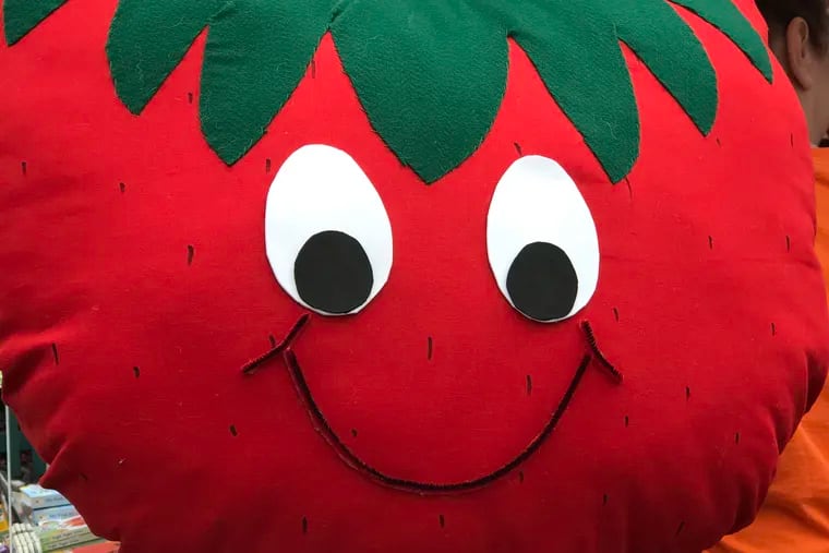 You might spy this big strawberry at this weekend's Strawberry Festival in West Cape May.