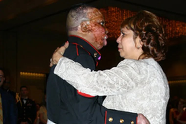 Surprising his mother, Lourdes, German takes her for a spin on the dance floor at the hospital&#0039;s 2006 Holiday Ball. He had practiced for months.