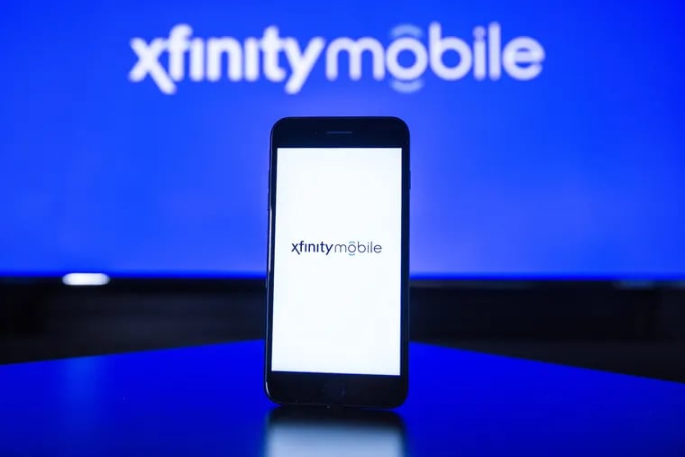 Comcast XFINITY mobile wireless press event product shoot at the Comcast Center on Tuesday, April 4, 2017 in Philadelphia, Pennsylvania.