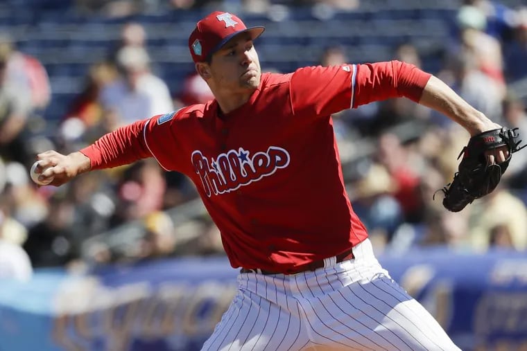 Phillies pitcher Jerad Eickhoff will be out 6-8 weeks.
