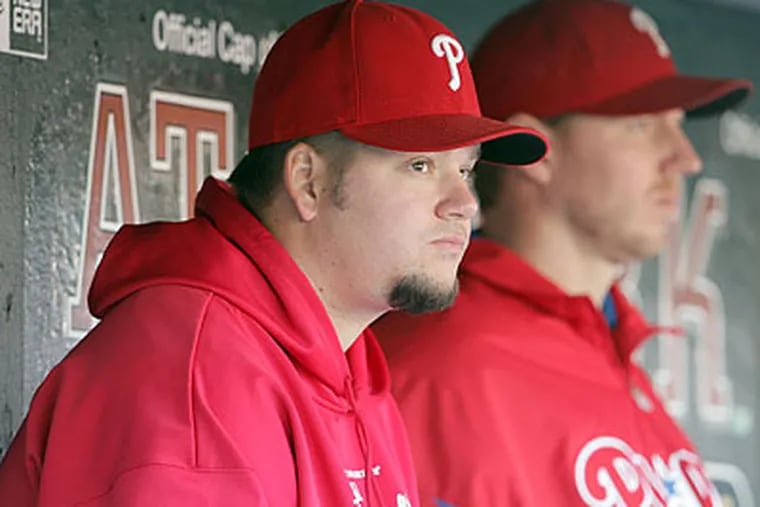 Joe Blanton will start for the Phillies tonight in Game 4 of the NLCS. (Yong Kim/Staff Photographer)