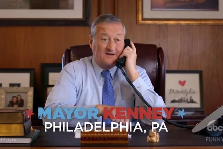 Mayor Jim Kenney in the promos for ‘The Mayor’