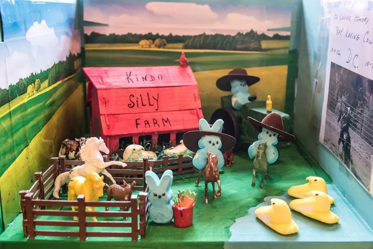 "The Kinda Silly Farm" diorama submission to submission to Peddler's Village PEEPSÂ® in the Village contest