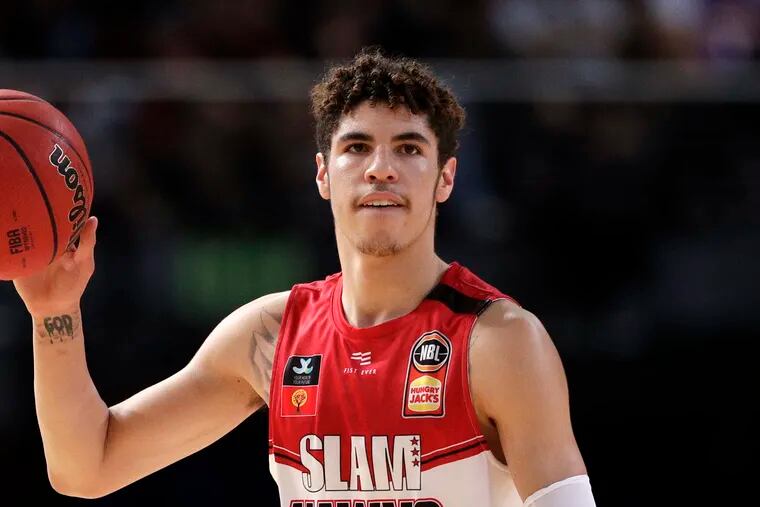 LaMelo Ball, here in 2019 with the Illawarra Hawks in Australia, said he has worked out for four NBA teams: Minnesota, Golden State, Charlotte, and Detroit.