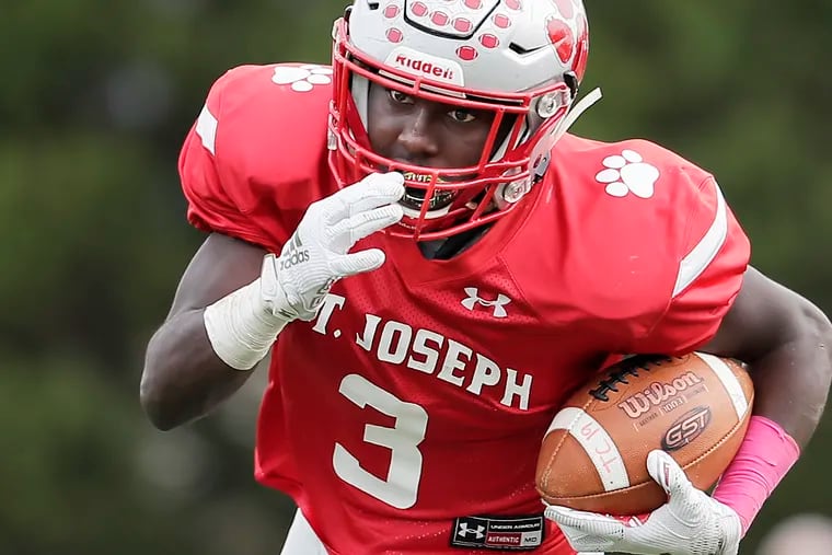 St. Joseph's Jada Byers scored 10 touchdowns in the team's semifinal victory.