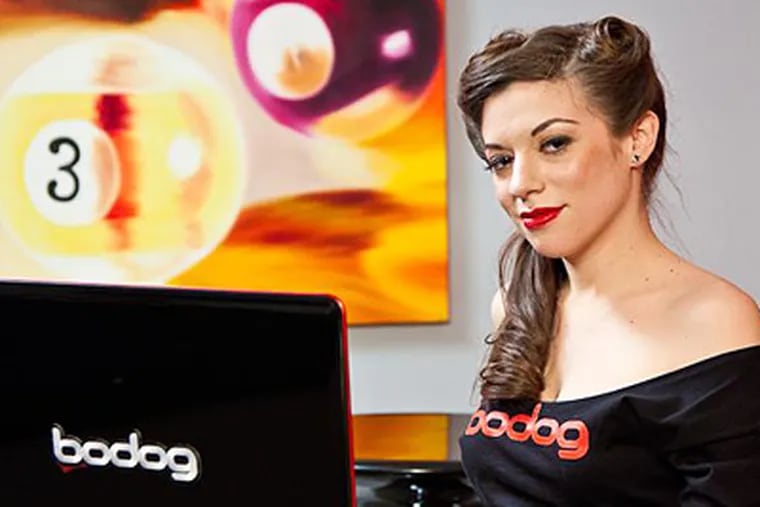 Amanda Musumeci, who grew up in Northeast Philadelphia, is now a sponsored player for the gambling website Bodog.com. (Bodog.com)